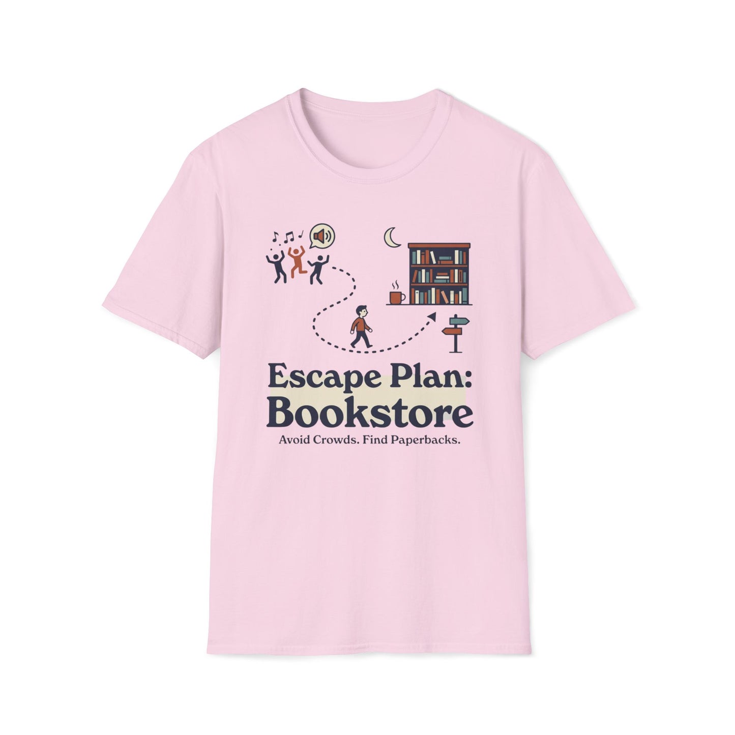 Escape Plan Bookstore T-Shirt