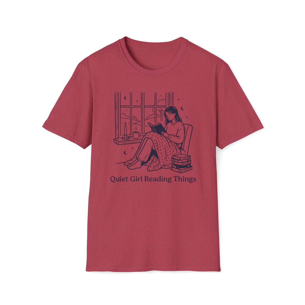 Quiet Girl Reading Things T-Shirt