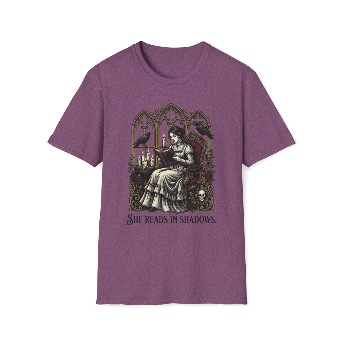 She Reads In Shadows T-Shirt