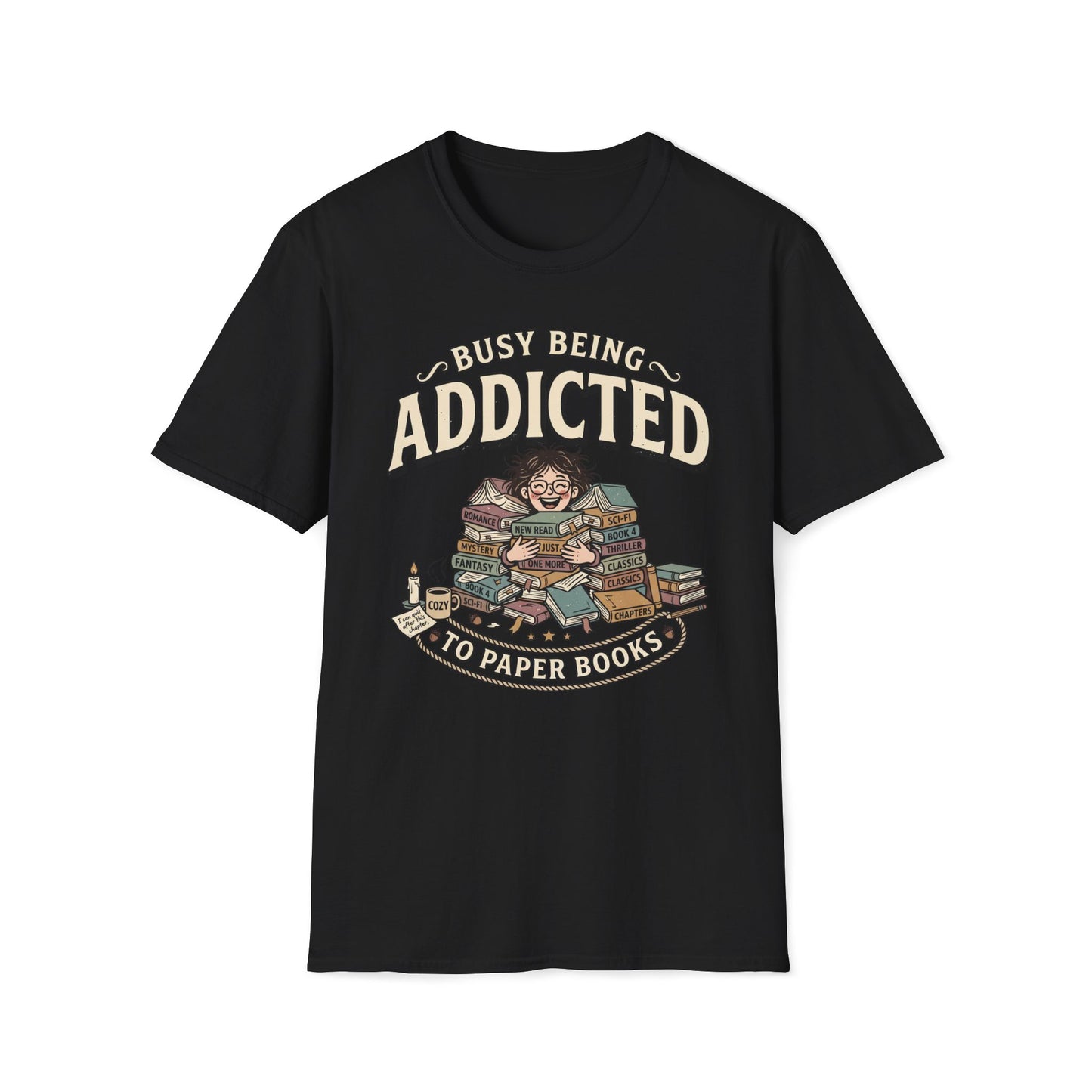 Addicted To Paper Books T-Shirt