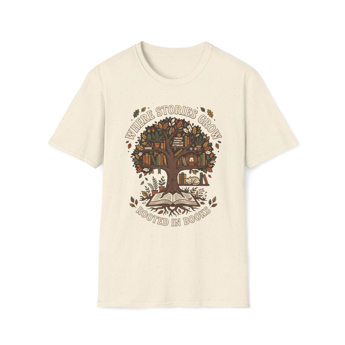 Where Stories Grow Rooted In Books T-Shirt