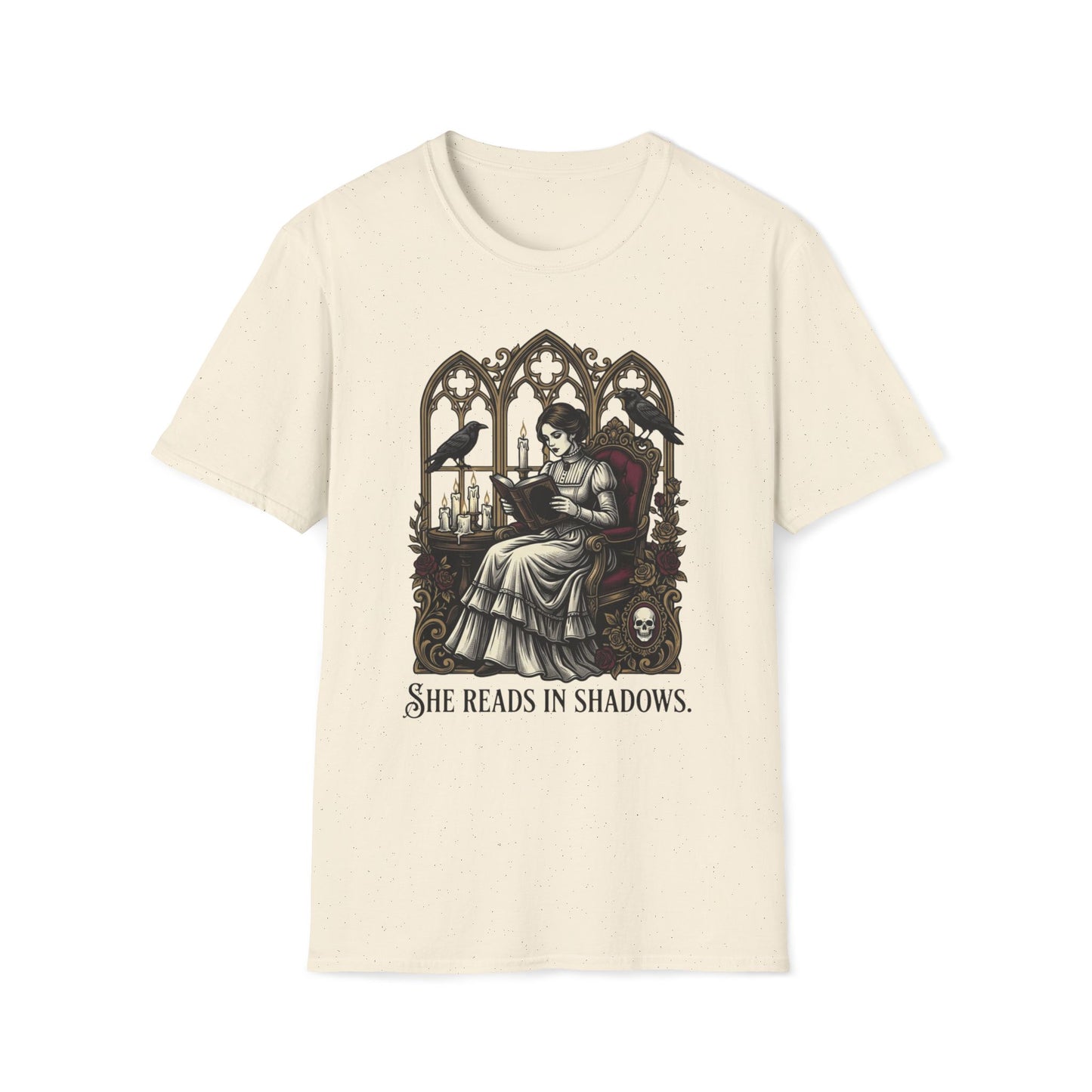 She Reads In Shadows T-Shirt