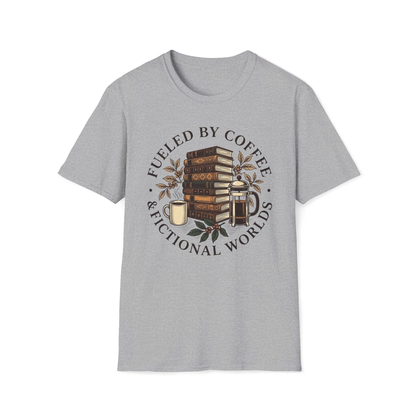 Coffee & Fictional Worlds T-Shirt