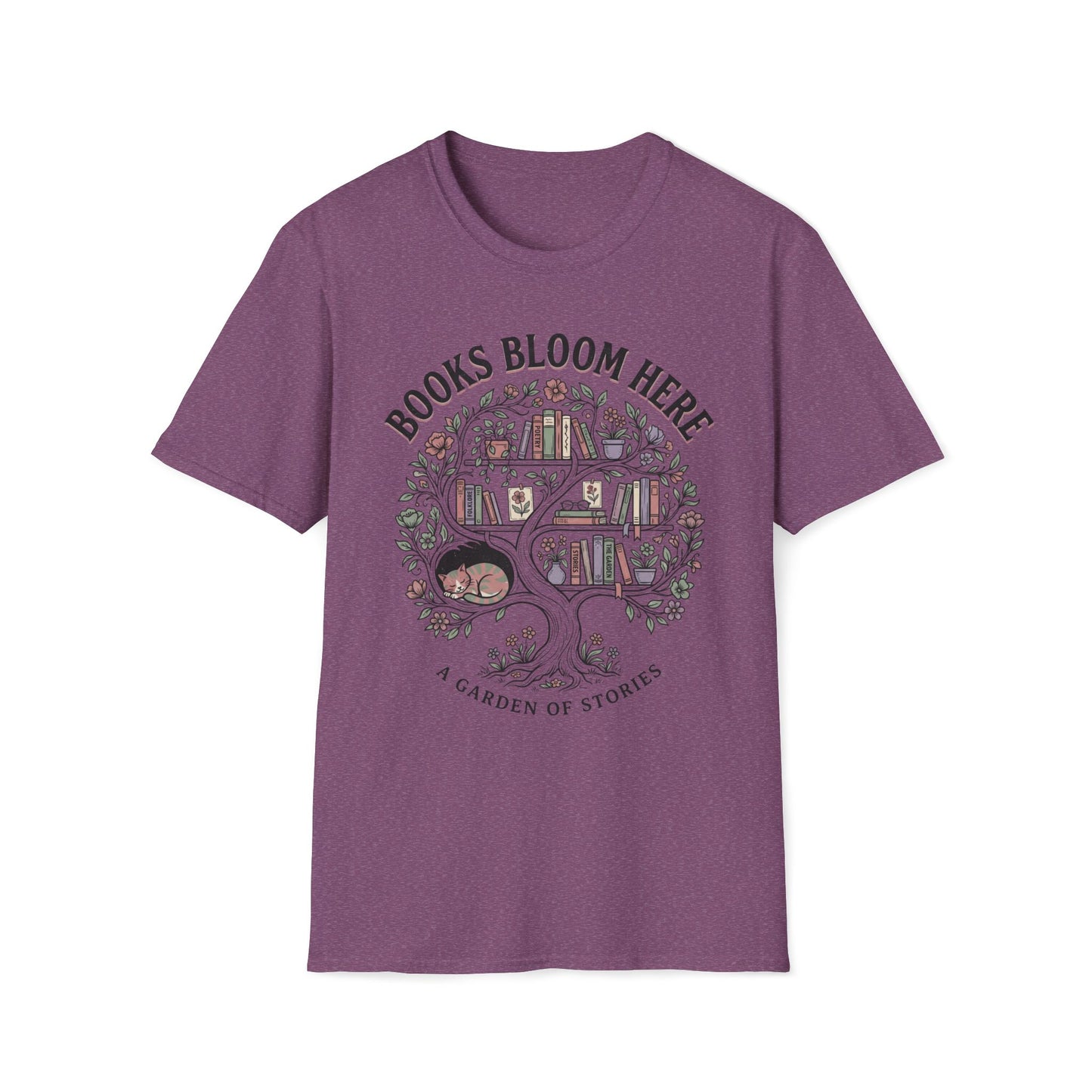 Books Bloom Here T-Shirt