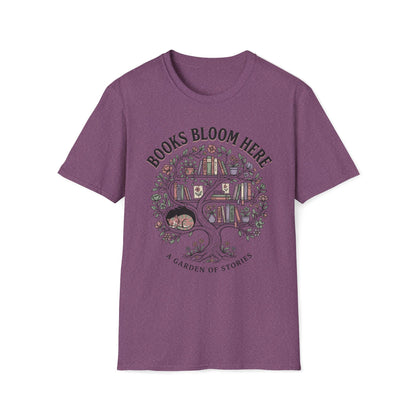 Books Bloom Here T-Shirt