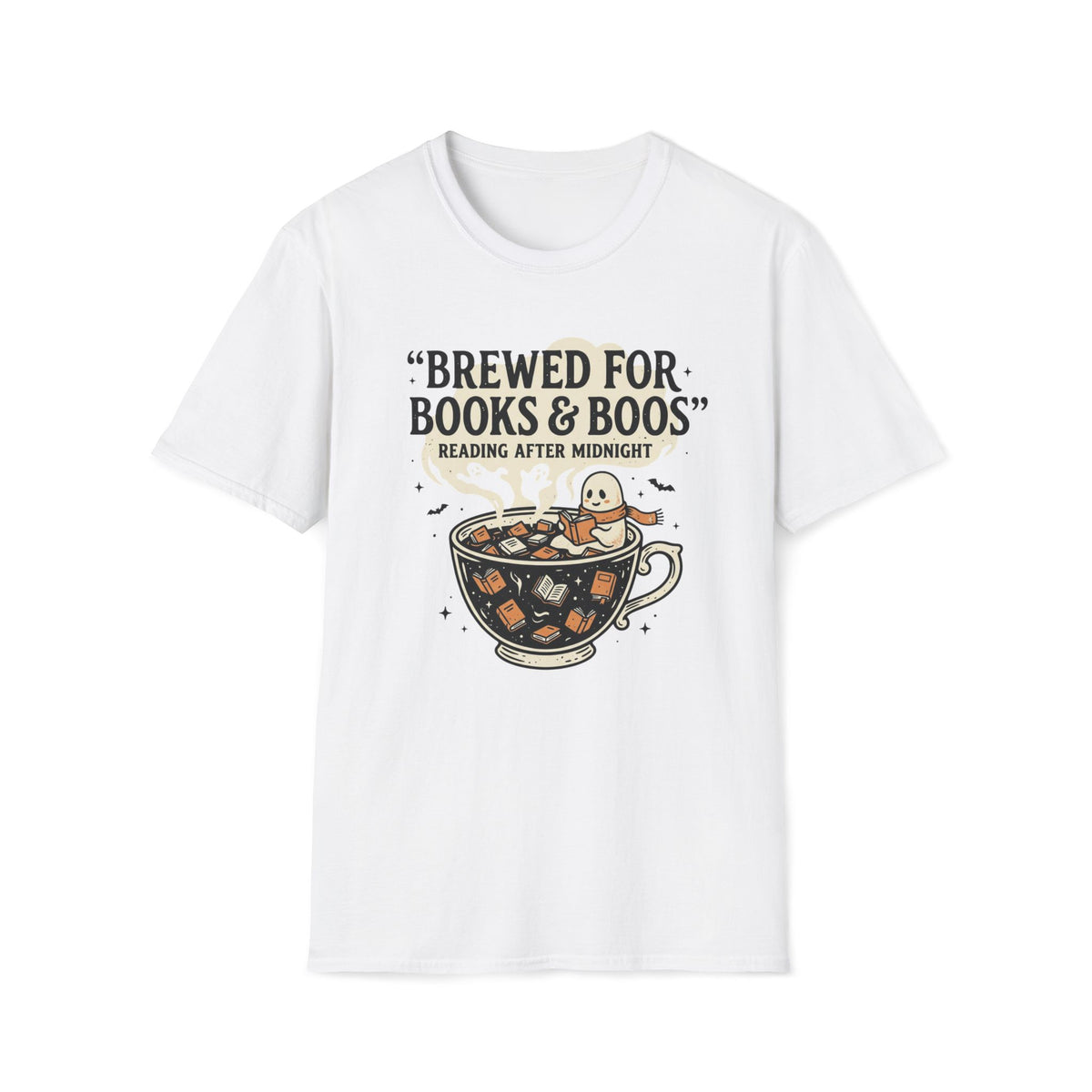 Brewed For Books & Boos T-Shirt