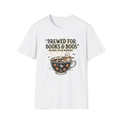 Brewed For Books & Boos T-Shirt