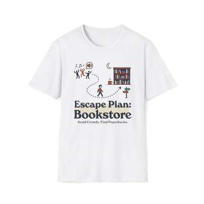 Escape Plan Bookstore T-Shirt