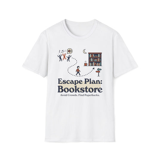 Escape Plan Bookstore T-Shirt