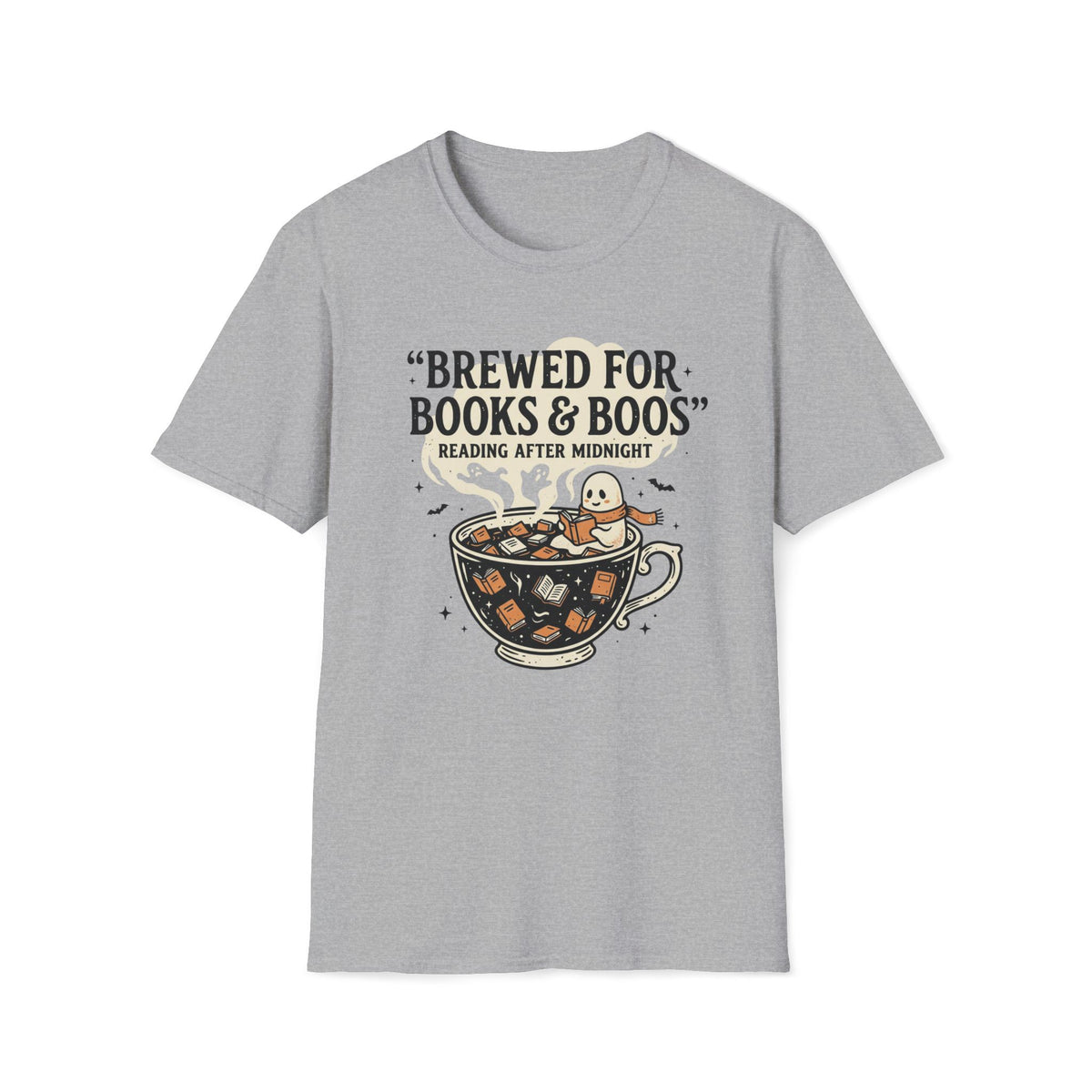Brewed For Books & Boos T-Shirt
