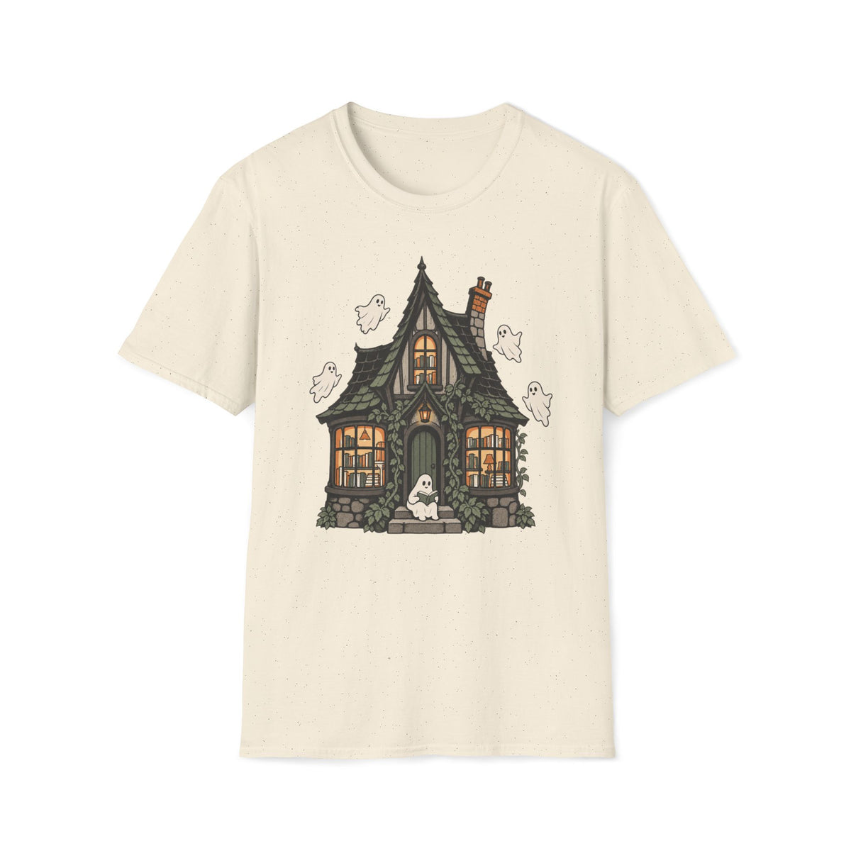 Haunted Library Cottage T-Shirt