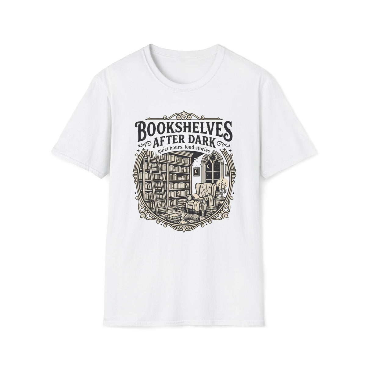 Bookshelves After Dark T-Shirt