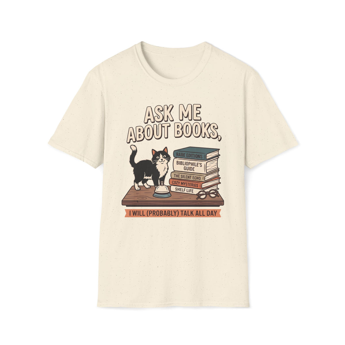 Ask Me About Books T-Shirt