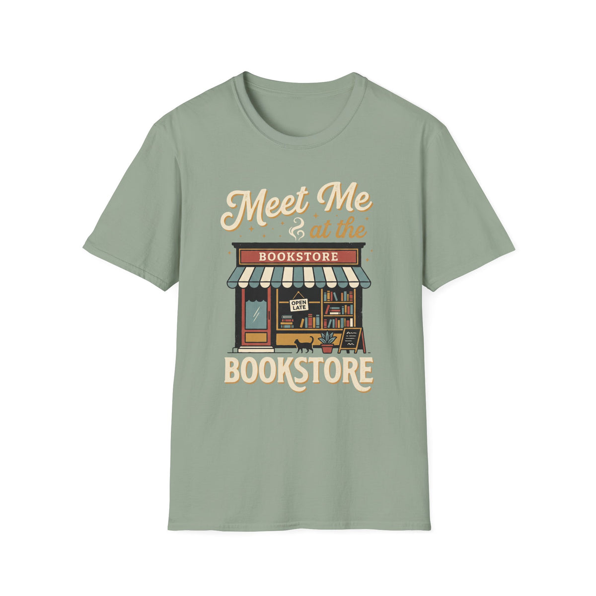 Meet Me Bookstore T- Shirt