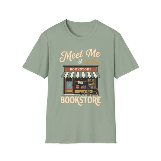 Meet Me Bookstore T- Shirt
