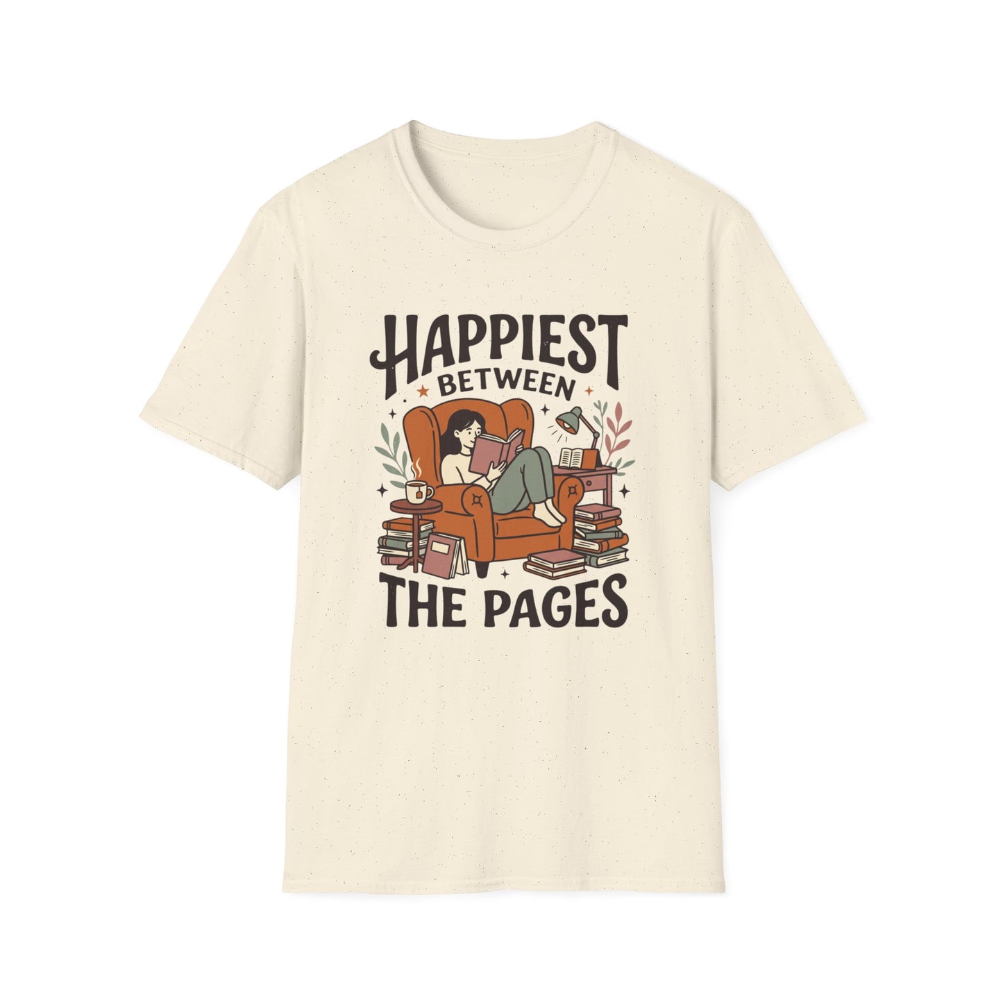 Happiest Between The Pages T- Shirt