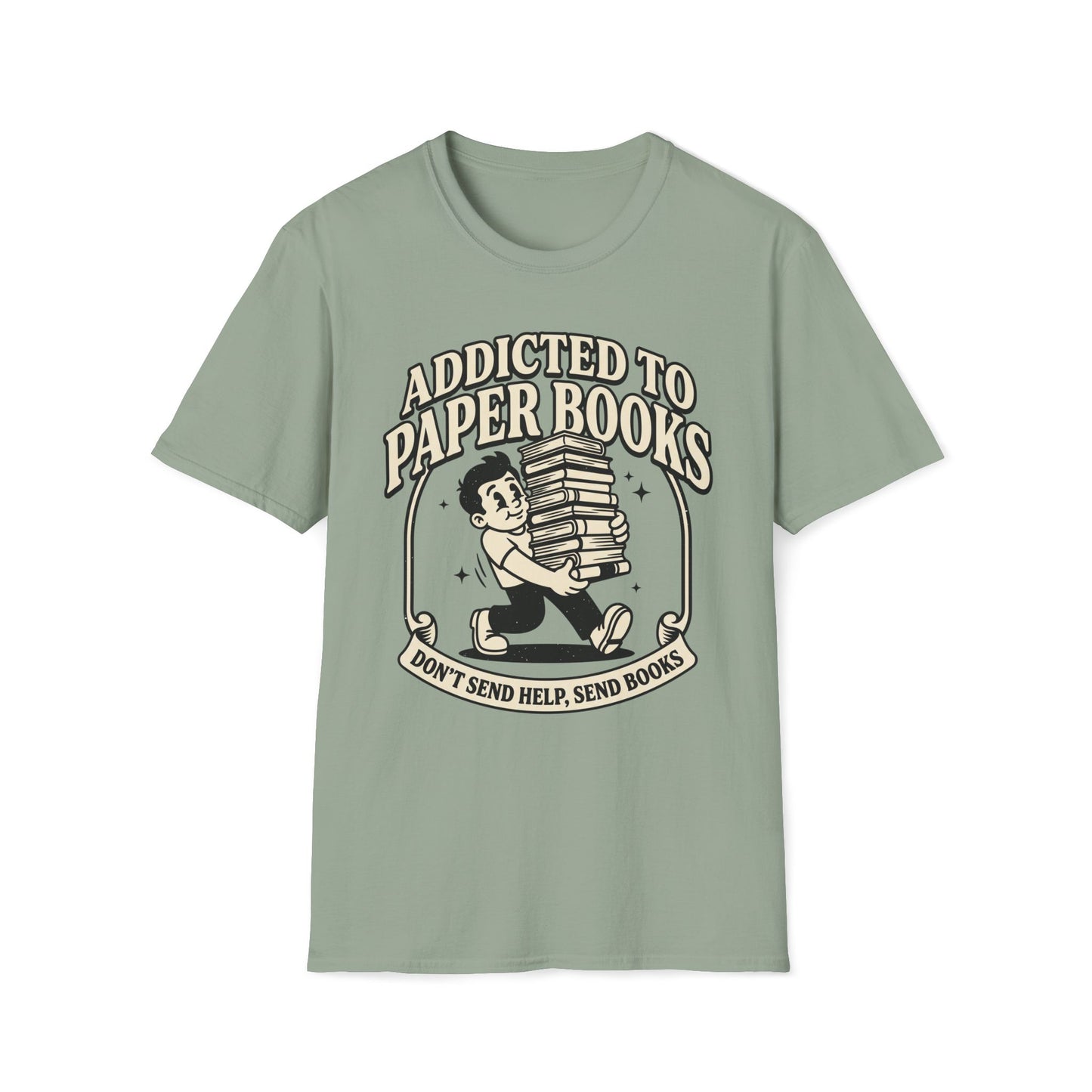 Addicted To Paper Books T-Shirt