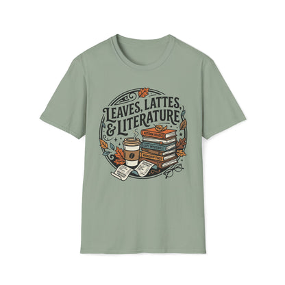 Leaves, Lattes & Literature T-Shirt