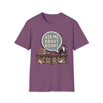 Ask Me About Books T-Shirt
