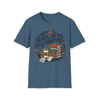 Leaves, Lattes & Literature T-Shirt