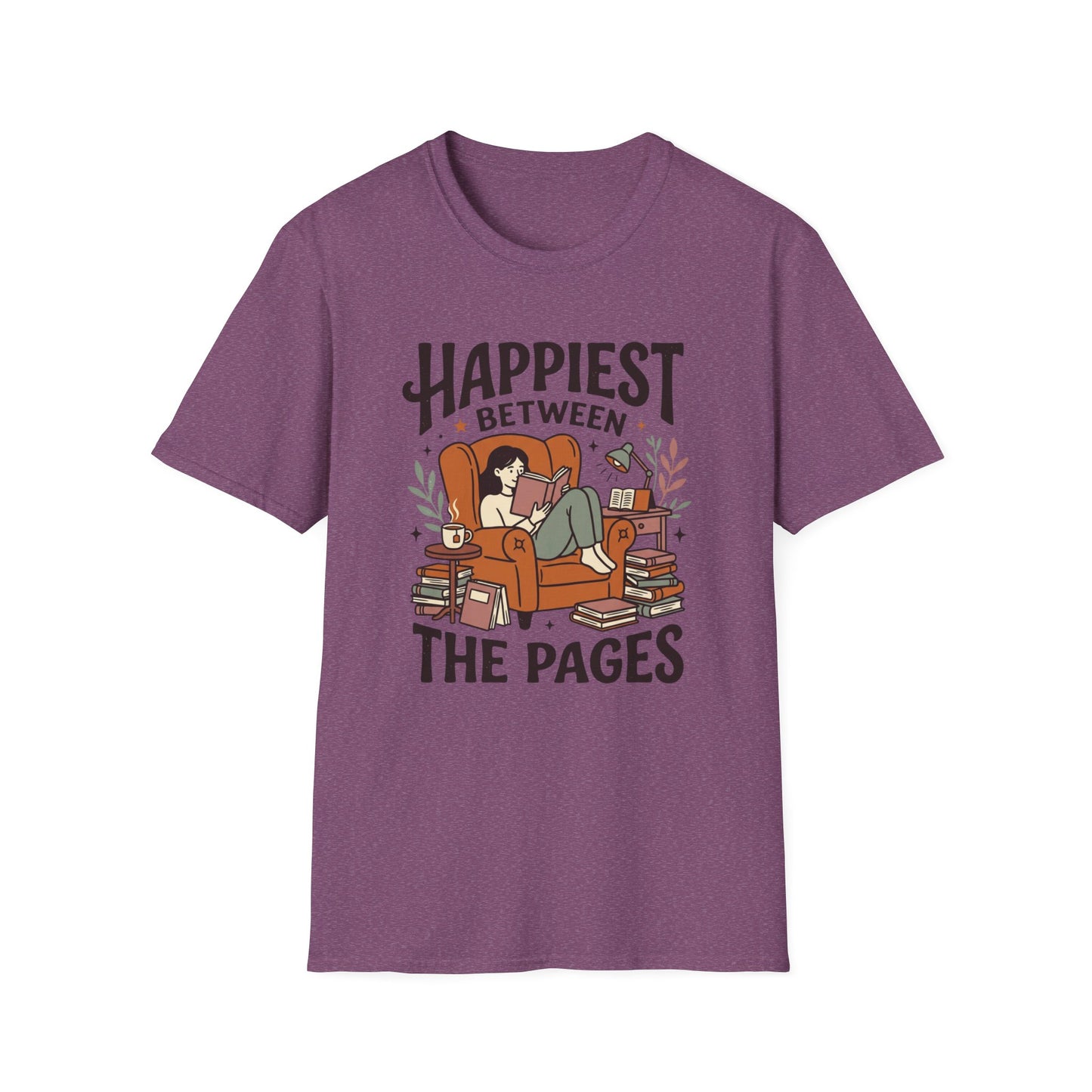 Happiest Between The Pages T- Shirt