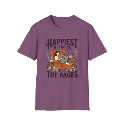 Happiest Between The Pages T- Shirt