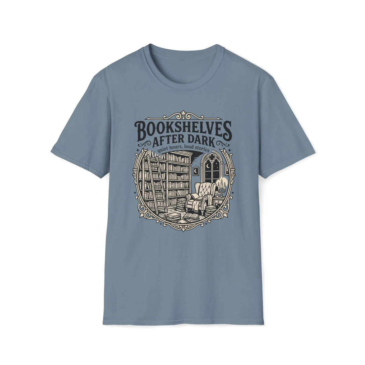 Bookshelves After Dark T-Shirt