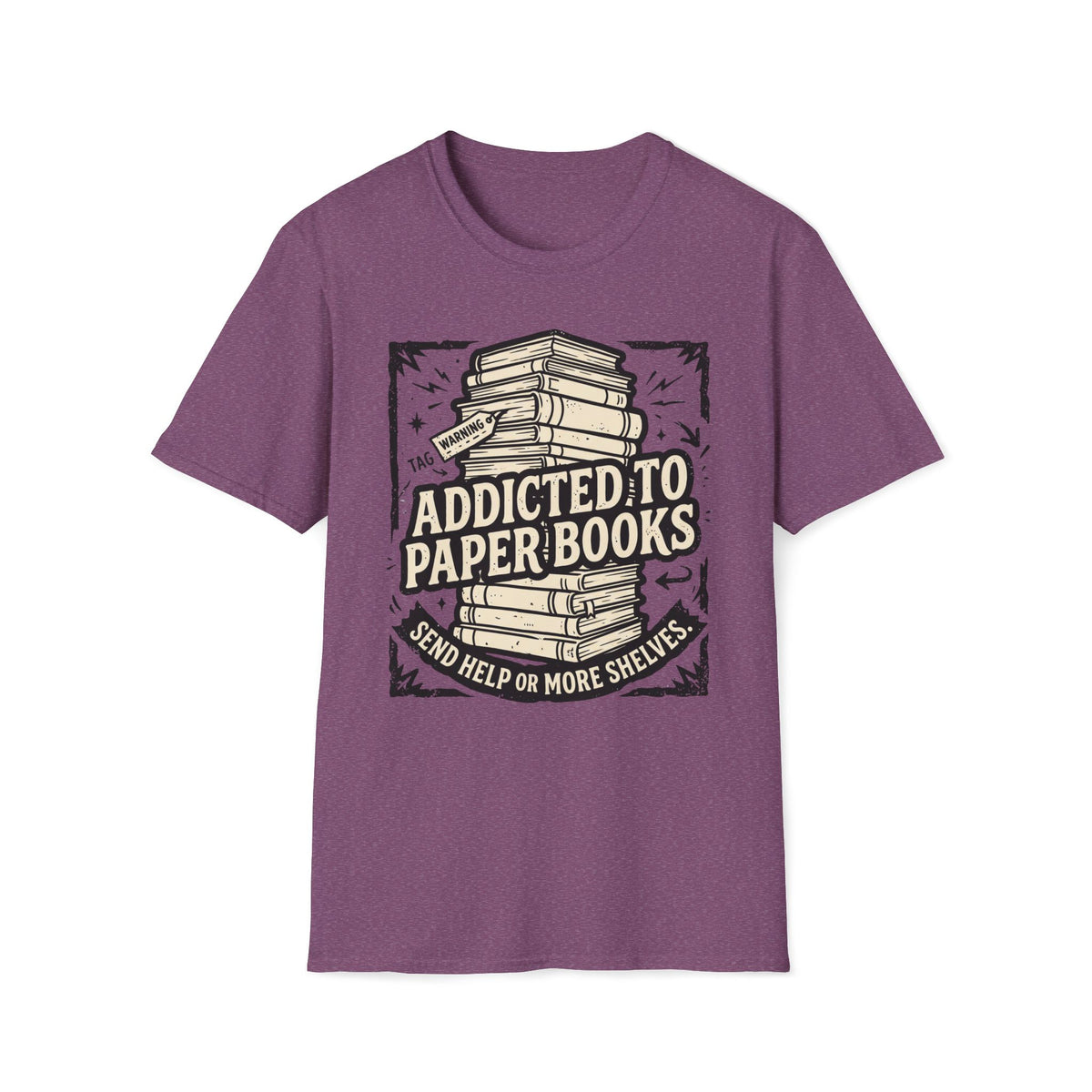 Addicted To Paper Books T-Shirt