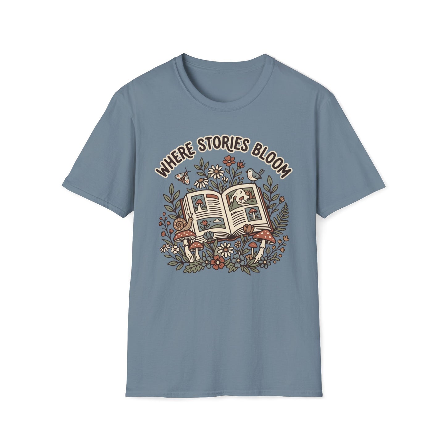 Where Stories Bloom T-Shirt
