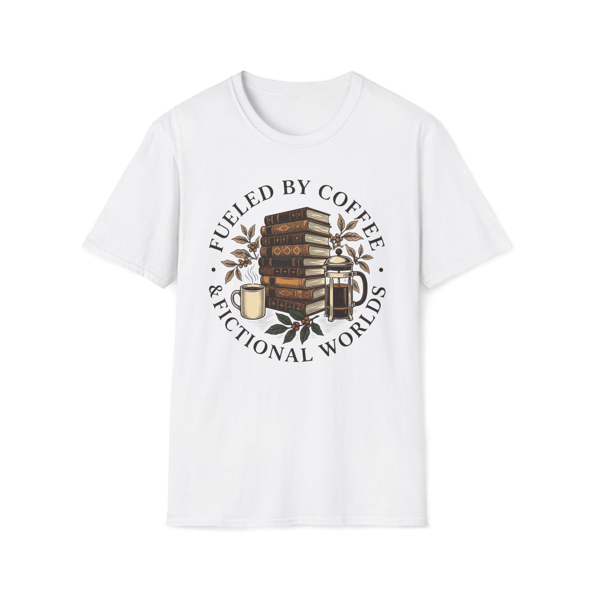 Coffee & Fictional Worlds T-Shirt
