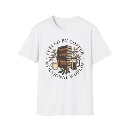Coffee & Fictional Worlds T-Shirt