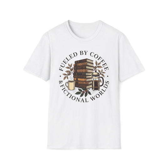 Coffee & Fictional Worlds T-Shirt