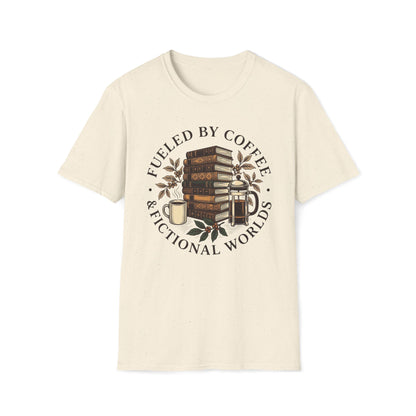 Coffee & Fictional Worlds T-Shirt