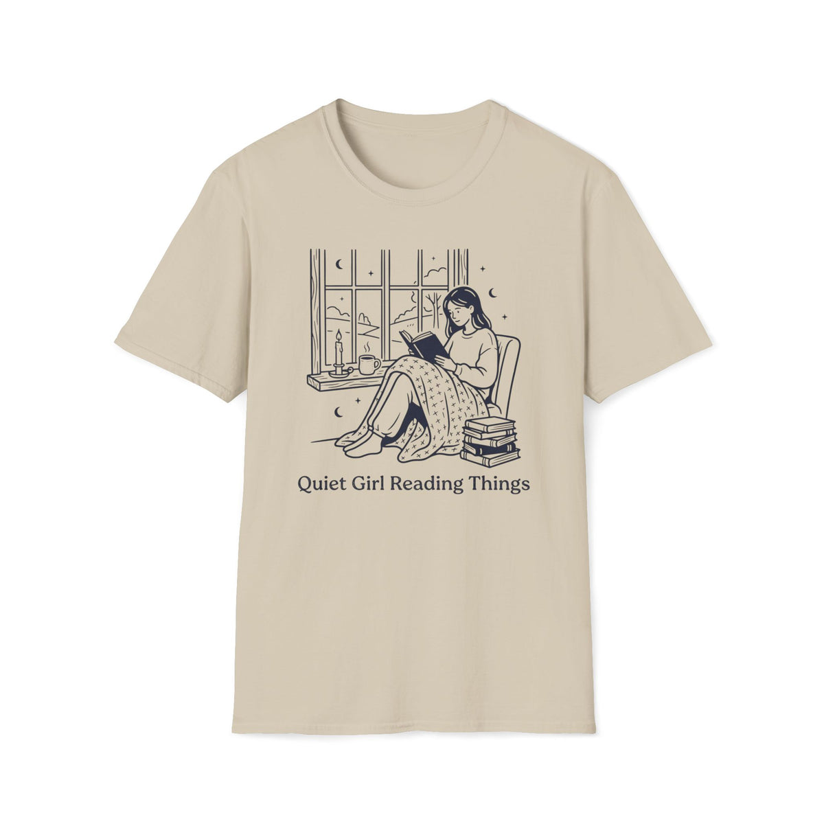 Quiet Girl Reading Things T-Shirt