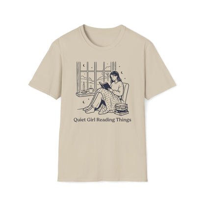 Quiet Girl Reading Things T-Shirt