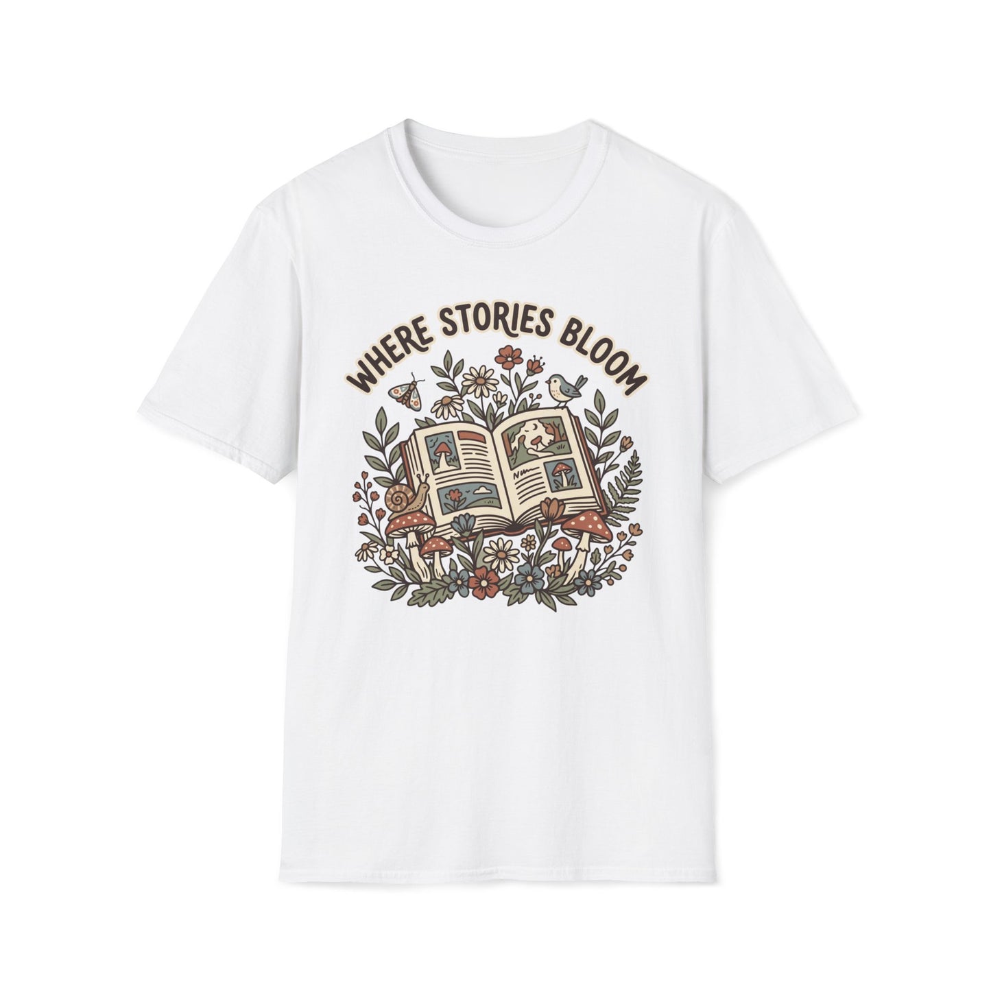 Where Stories Bloom T-Shirt