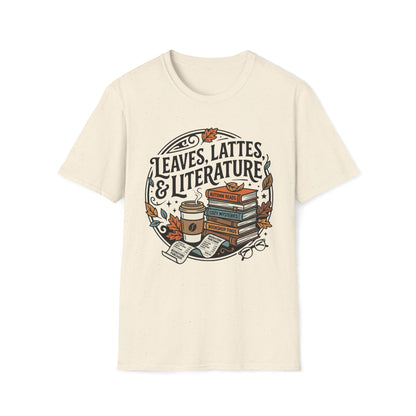 Leaves, Lattes & Literature T-Shirt