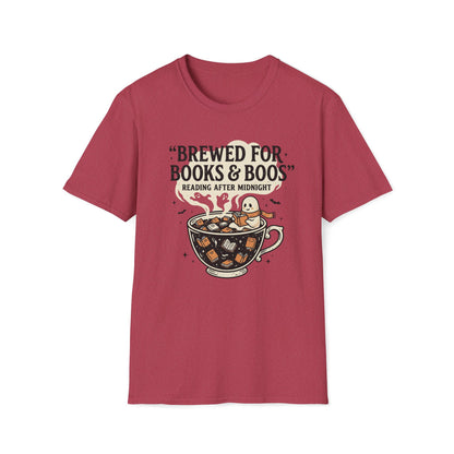 Brewed For Books & Boos T-Shirt