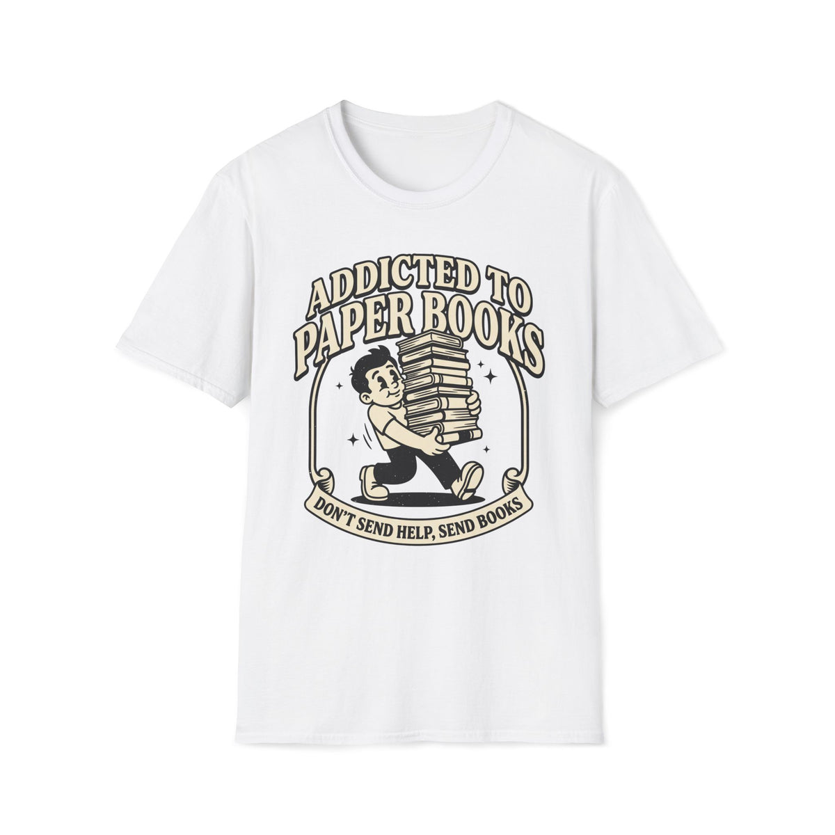 Addicted To Paper Books T-Shirt