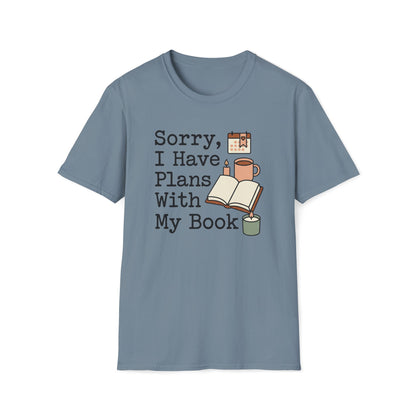 Plans With My Book T-Shirt