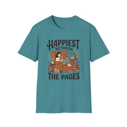 Happiest Between The Pages T- Shirt