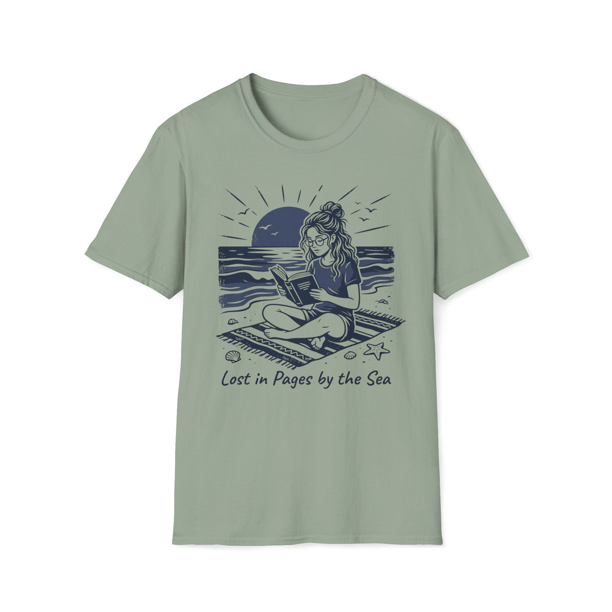 Lost In Pages By The Sea T-Shirt