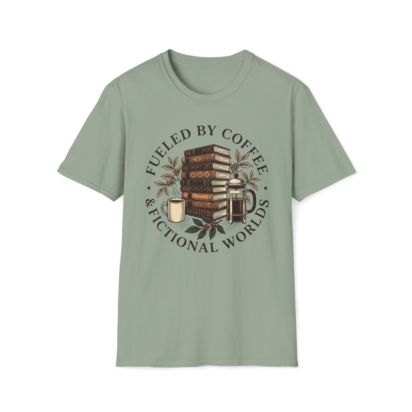 Coffee & Fictional Worlds T-Shirt