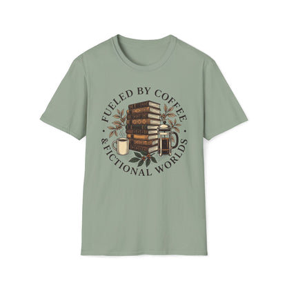 Coffee & Fictional Worlds T-Shirt