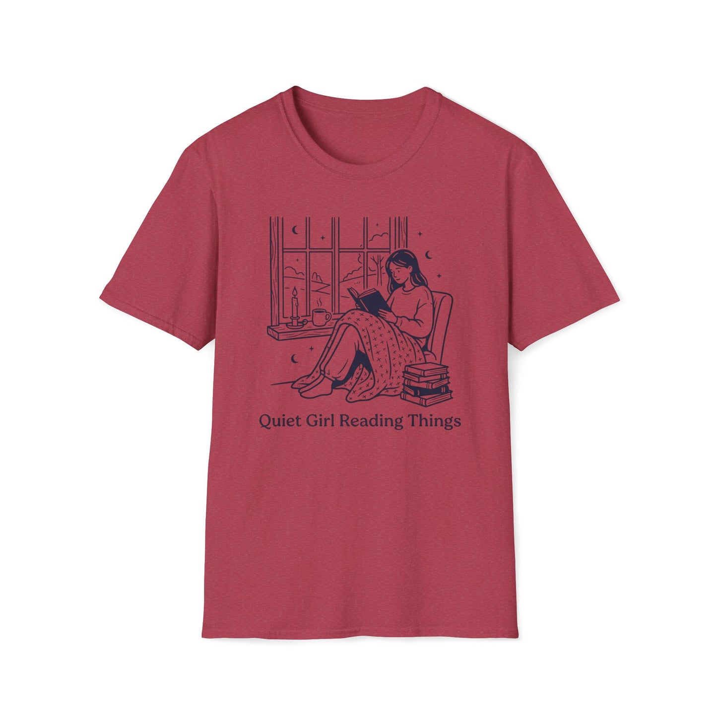 Quiet Girl Reading Things T-Shirt