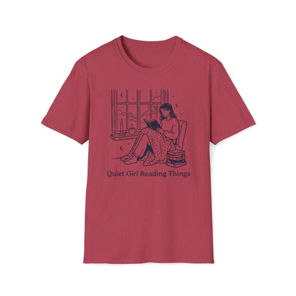 Quiet Girl Reading Things T-Shirt