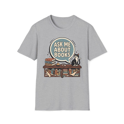 Ask Me About Books T-Shirt