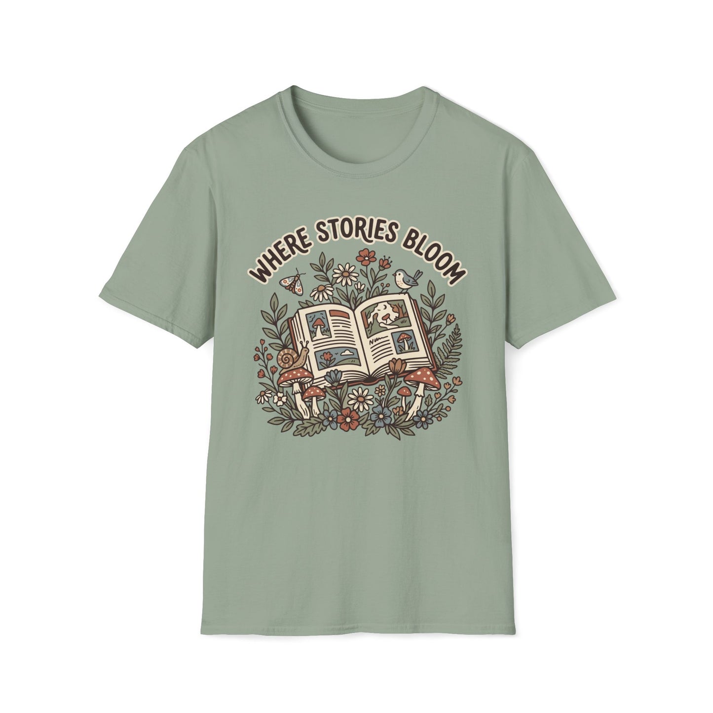 Where Stories Bloom T-Shirt