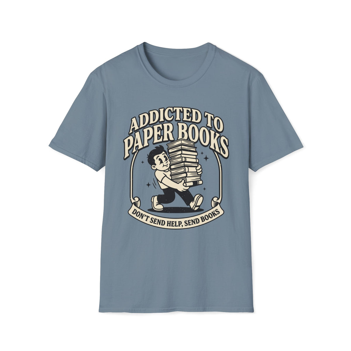 Addicted To Paper Books T-Shirt