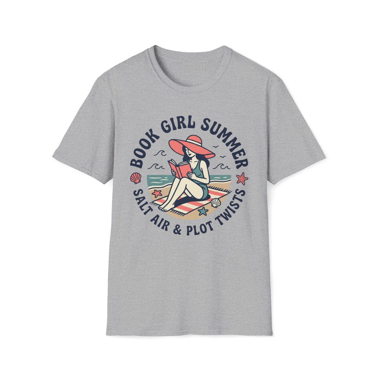 Book Girl Summer T-Shirt